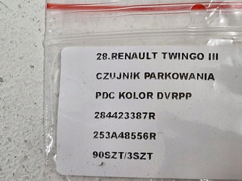 Renault twingo 3 3 датчик парковки pdc dvrpp 284423387r 253a48556r с Разборки