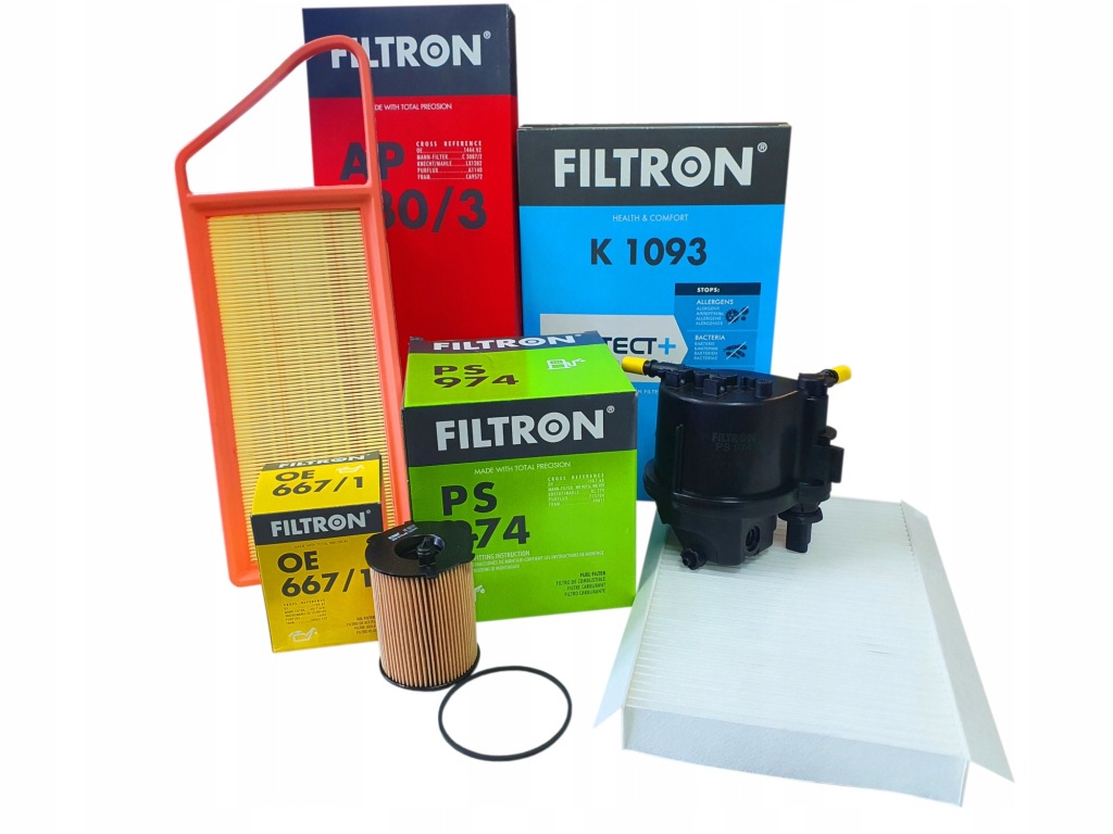 фото №1, Набор фильтров do citroen c2 c3 i 1,4hdi 68km