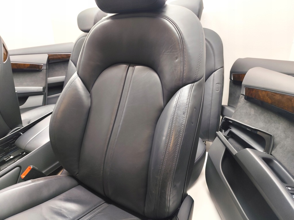 фото №5, Audi a8 d4 сиденья заднее сиденье обшивки туннель кожа комплект