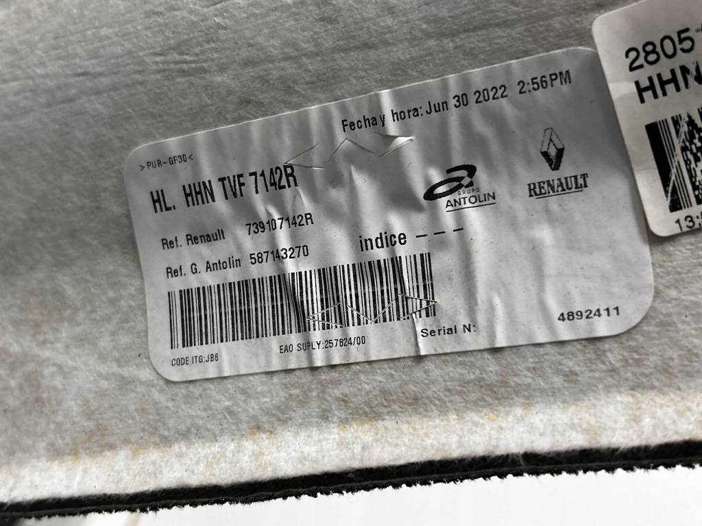 фото №3, Потолок renault austral alpine 739107142r