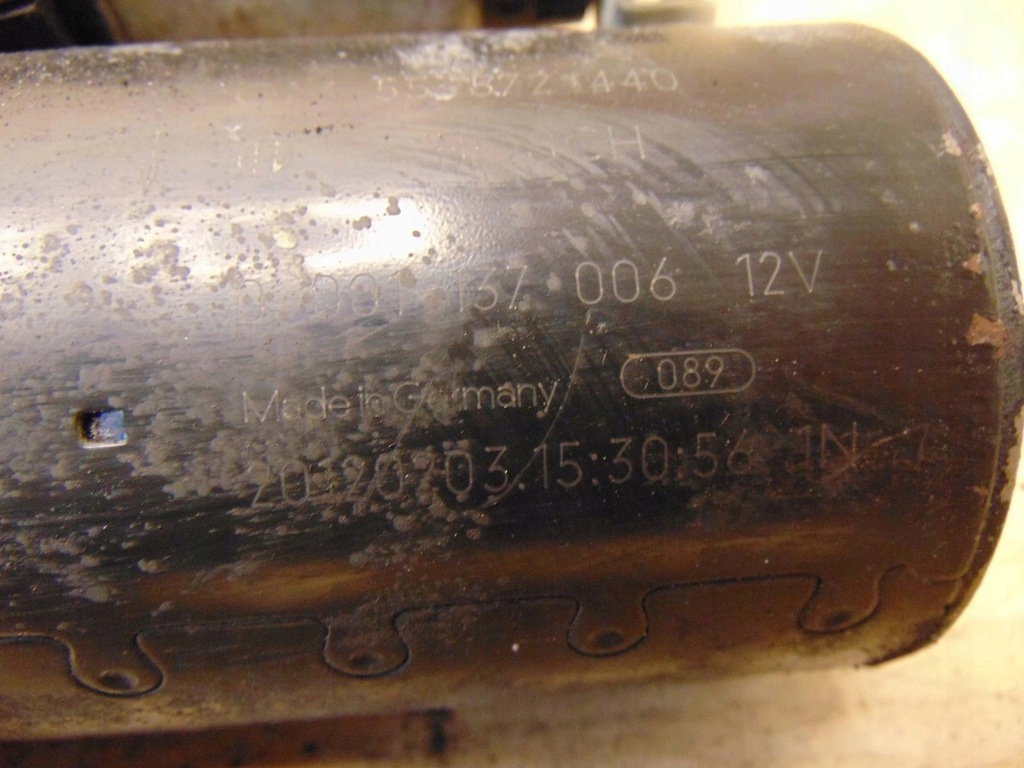 фото №11, Стартер opel meriva b 1.4 turbo 0001137006