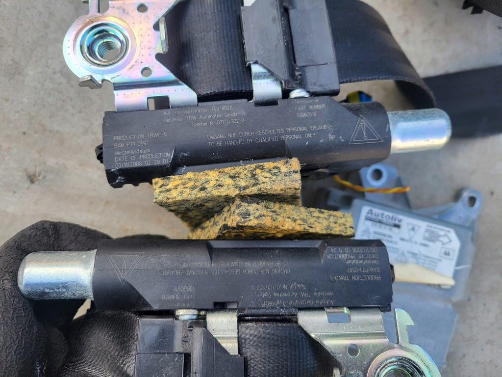 фото №7, Citroen c5 iii x7 10r приборная панель консоль air bag ремни подушка коленная