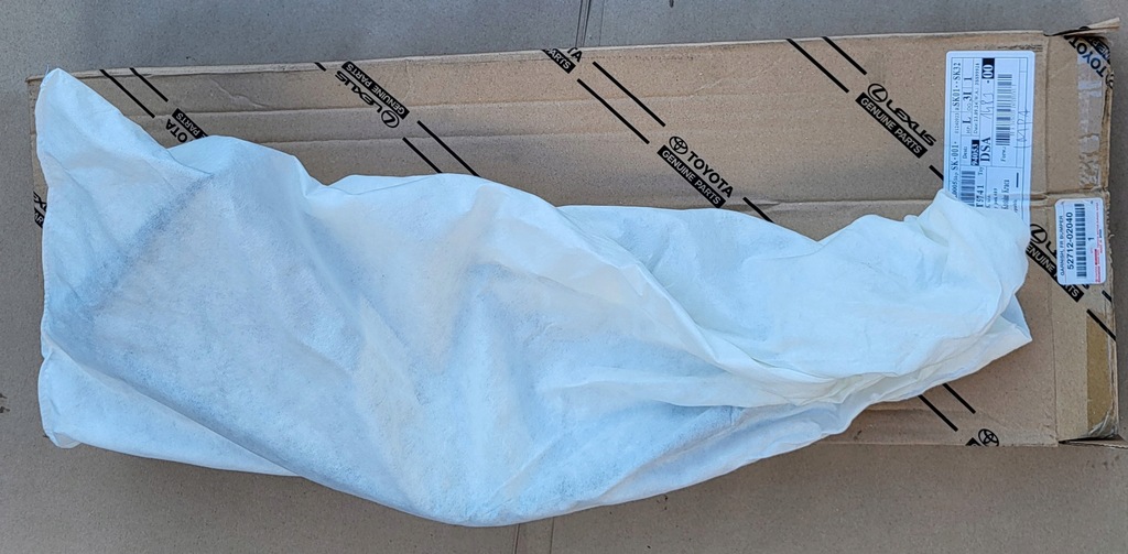 фото №10, Молдинг бампера лівий перед toyota corolla e21 hb оригінал nowa