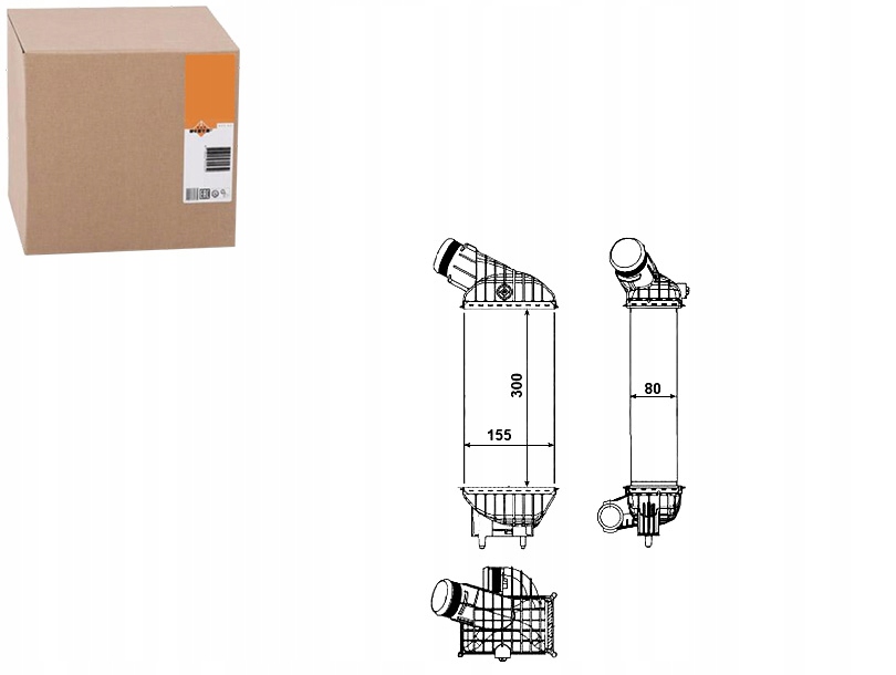 30462 nrf радиатор интеркулер с Разборки