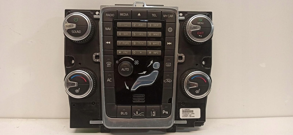 фото №1, Volvo v60 v70 панель кондиционера 31398587