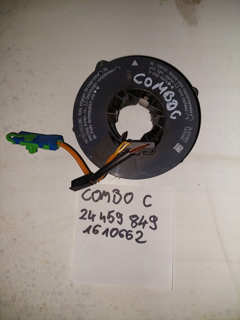 фото №1, Opel corsa c combo c лента подушка безопасности 24459849