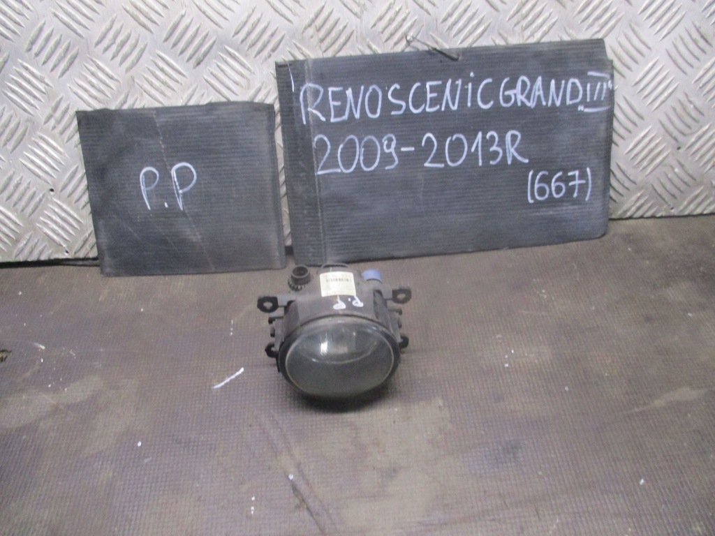 фото №1, Протитуманна фара правий перед 8200074008 renault scenic grand iii 09-13r.
