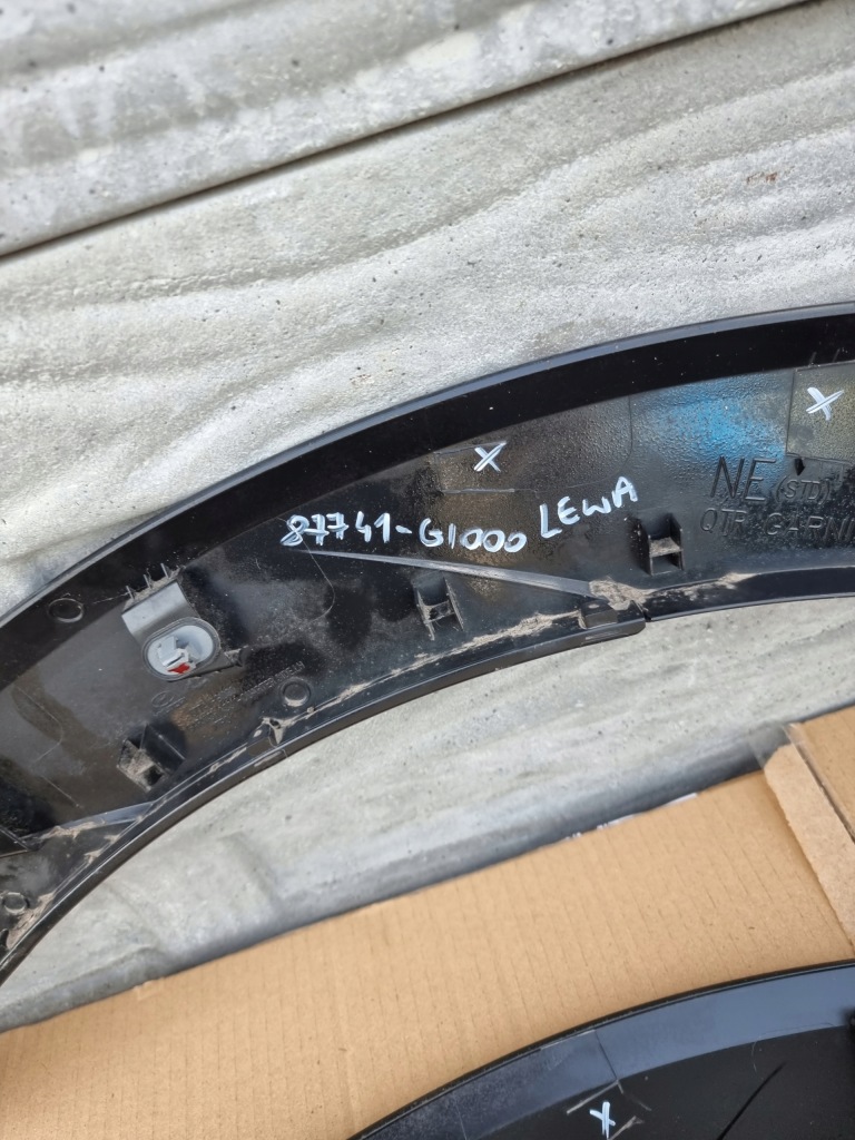 фото №11, Hyundai ioniq 5 ev 22- молдинг крила правий задня czarna 87742-gi000