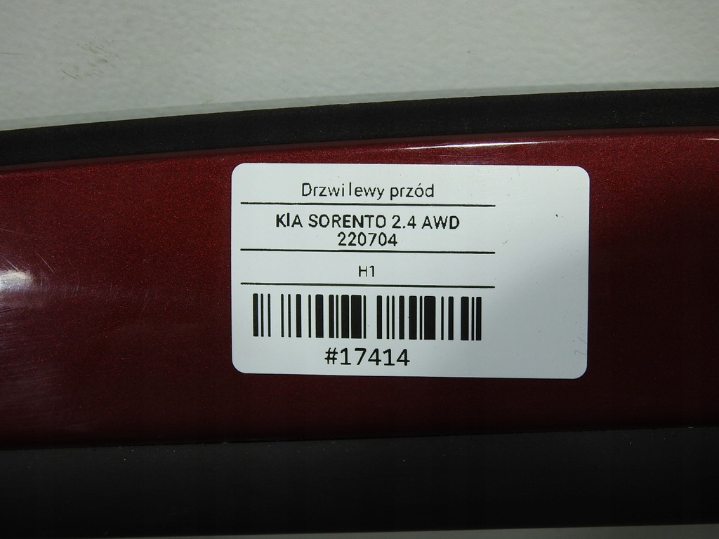 фото №10, Дверь левый перед r1 kia sorento i