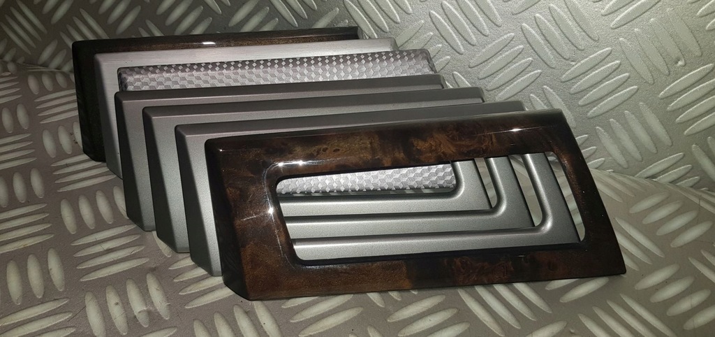 фото №11, Bmw 5 e60 e61 молдинг декоративная dekor левый обдув панели topola braun 7063137