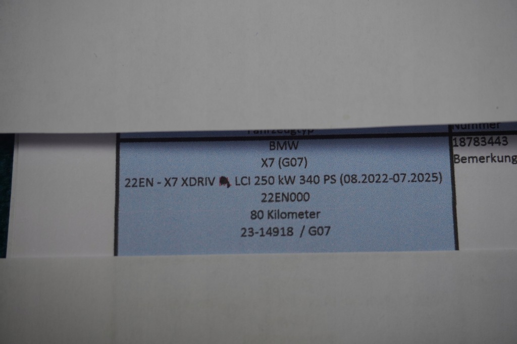 Люк панорама bmw g07 g07lci m-pakiet 5a48497 Киев