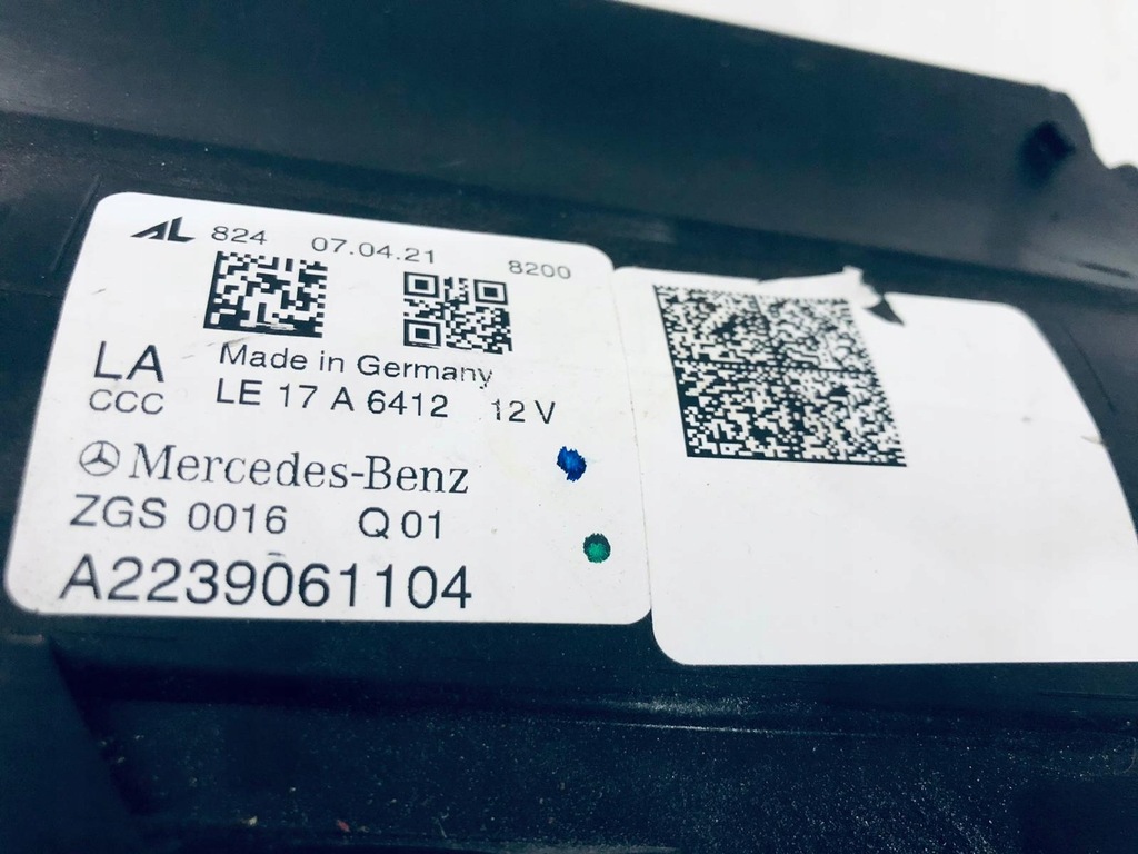 фото №9, Лампа ліва права mercedes s 223 a223 w223 full led