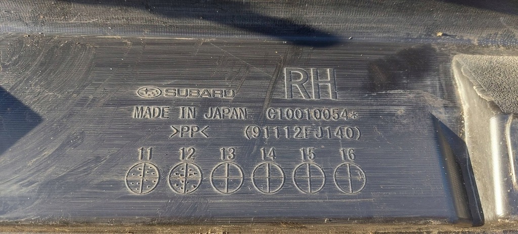 фото №9, Subaru xv i lift молдинг порог накладка правая 91112fj140