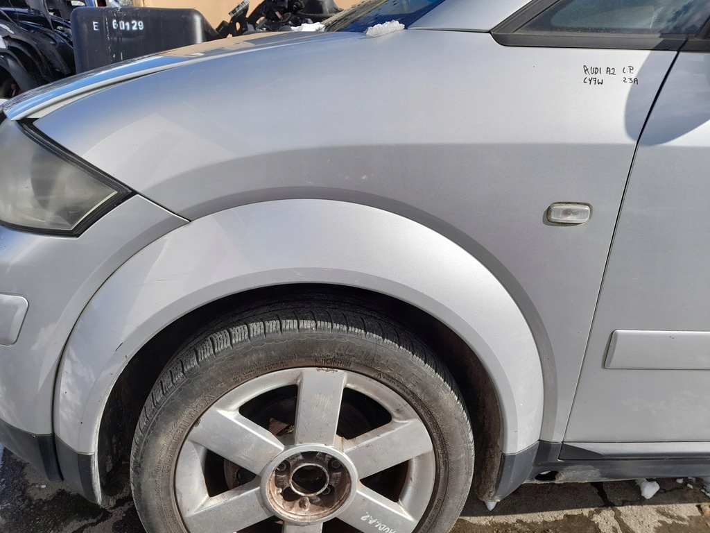 фото №12, Audi a2 крила лівий перед передній ly7w