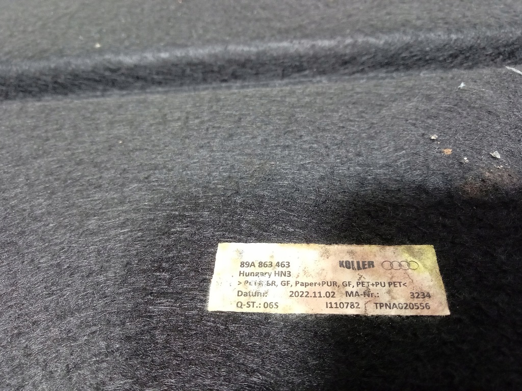 фото №5, Audi q4 e-tron обшивка підлога багажника 89a863463