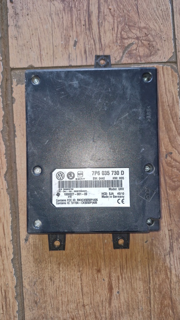 фото №1, Vw passat b7 блок управления модуль bluetooth 7p6035730d