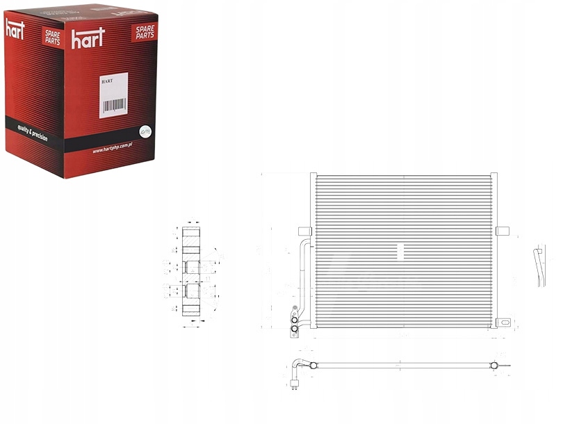 фото №1, Hart 606 063 конденсатор, кондиціонер