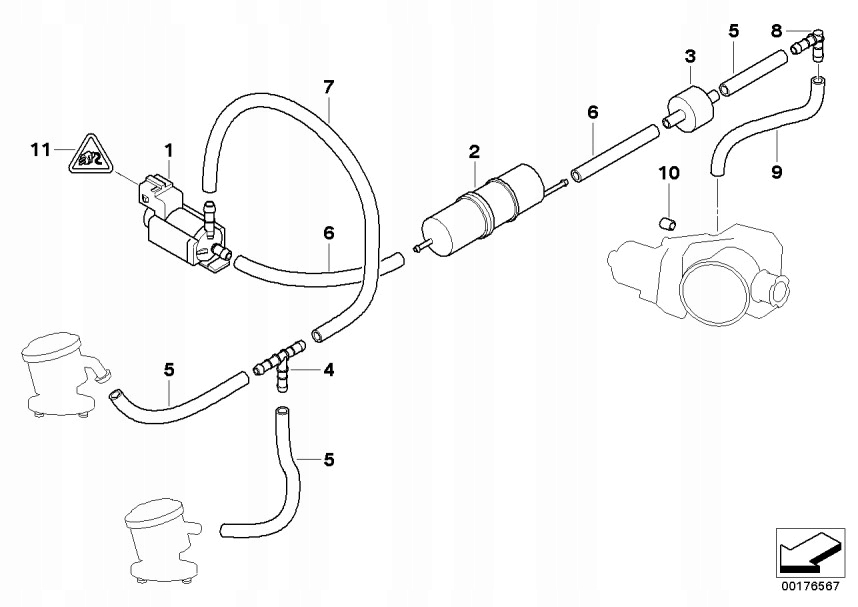 фото №7, Тройник bmw e31 e36 e38 e39 e60 e61 e63 e64 e70 e71 e72 e81 e82 e83 e84 e87