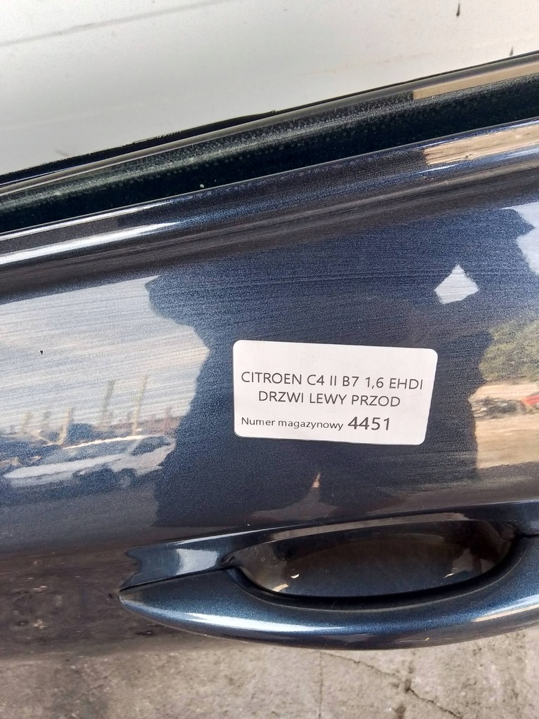 фото №11, Citroen c4 ii b7 дверь левый перед