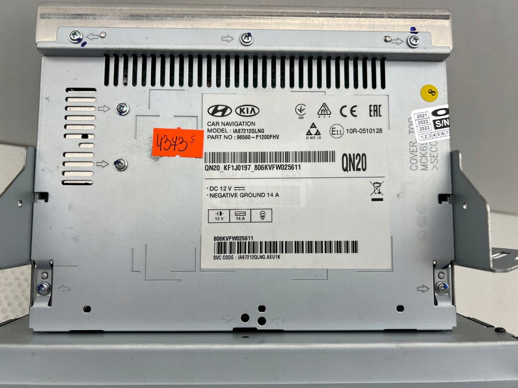 фото №6, Kia sportage iv lift радіо навігація 96560-f1200fhv