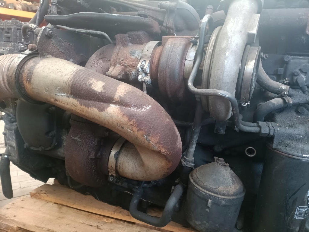 фото №8, Двигун scania двигун dt12 17l 01 пошкоджена піддон