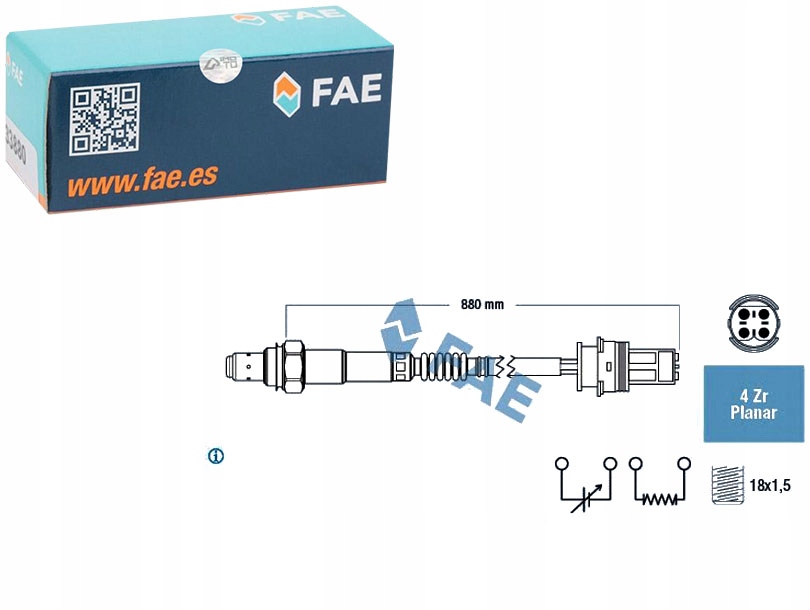 Купити Датчик лямбда-зонд fae 5406417 15408017 5407817