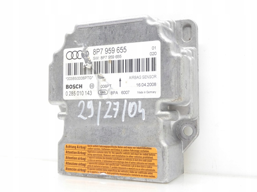 фото №1, Модуль датчик подушок подушка безпеки audi a3 8p cabrio 8p7959655