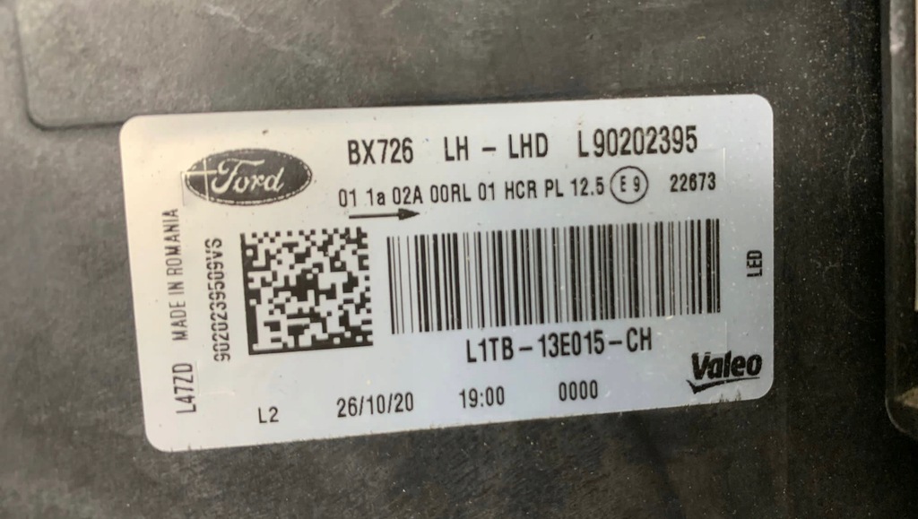 фото №9, Лампа левая передняя перед ford puma mk2 full led