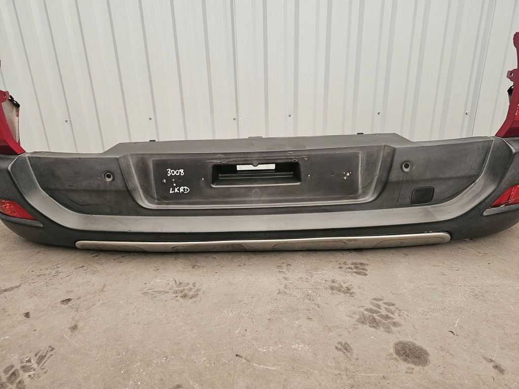 фото №6, Peugeot 3008 i 2012 бампер задний задняя pdc kompletny lkrd