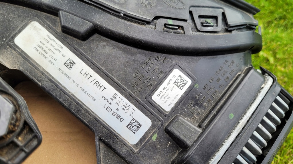 фото №7, Лампа права перед передня bmw x7 g07 lift crystal svarovski фара x7