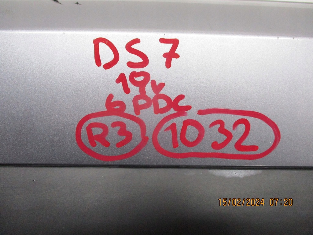 фото №12, Бампер задня задній citroen ds7 6 pdc 19r