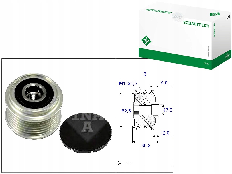 Купить Шкив генератора toyota 1,4d 04- corolla au