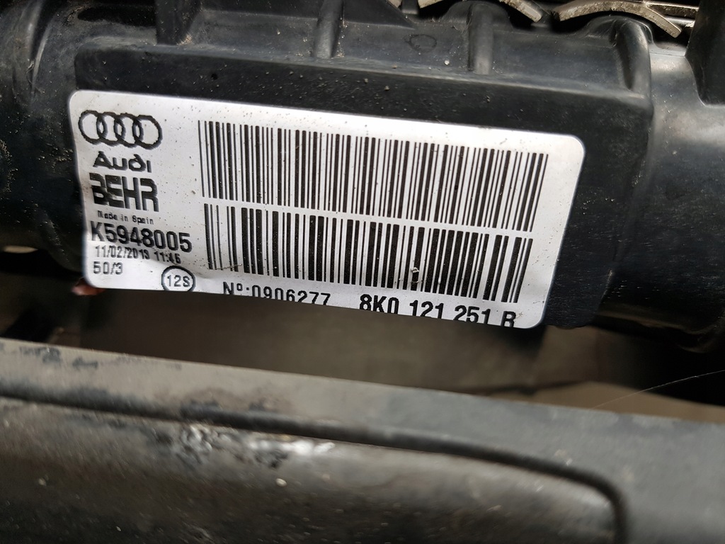 фото №8, Audi q3 8u 11-14r 2.0 tdi pas передний радиатор вентиляторы