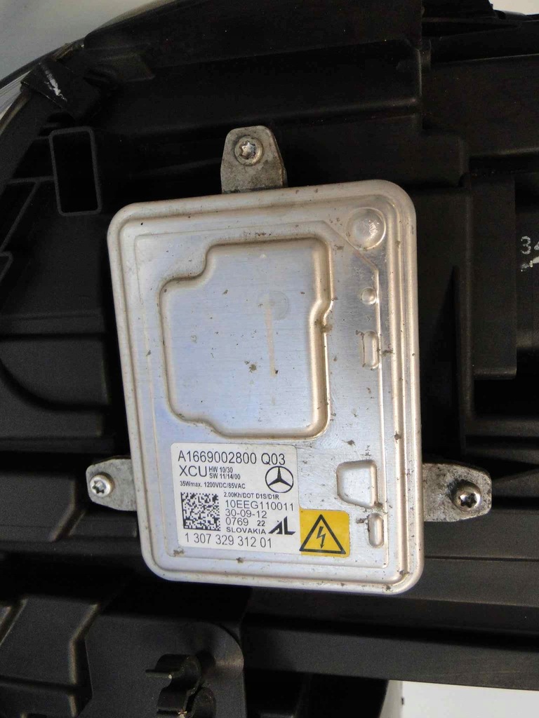 фото №13, Mercedes gl x166 166 лампа левая bi-xenon ils ночь