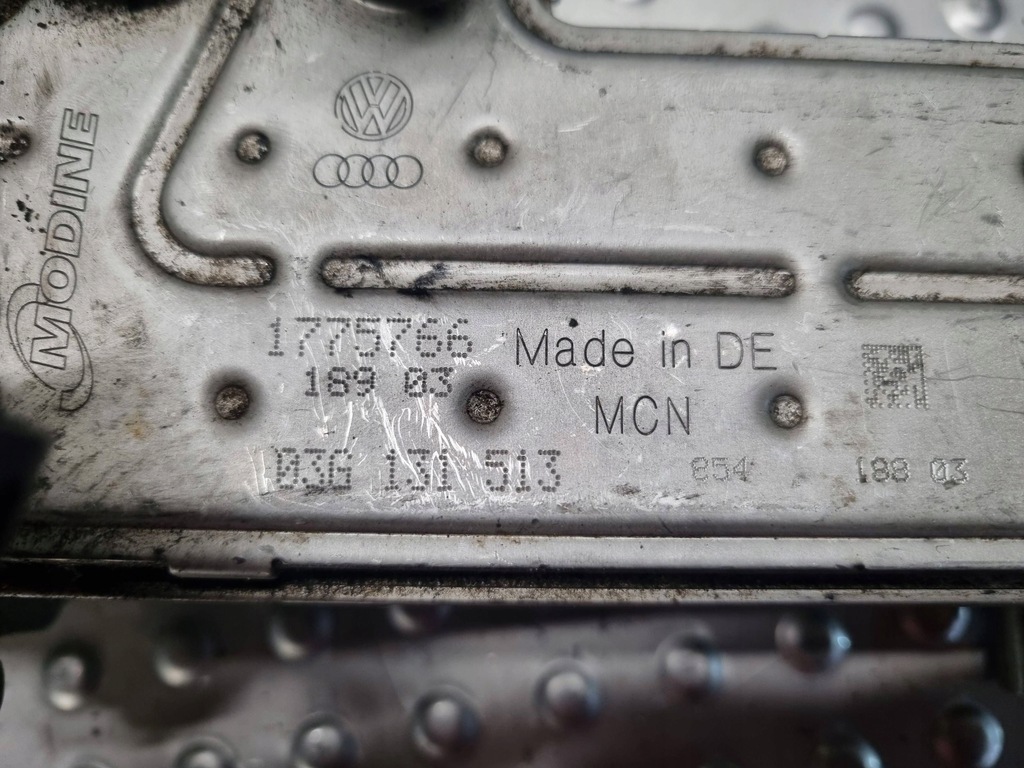 фото №7, Радіатор вихлопних газів egr 03g131513 vw passat b6 golf v altea a3 8p 2.0tdi