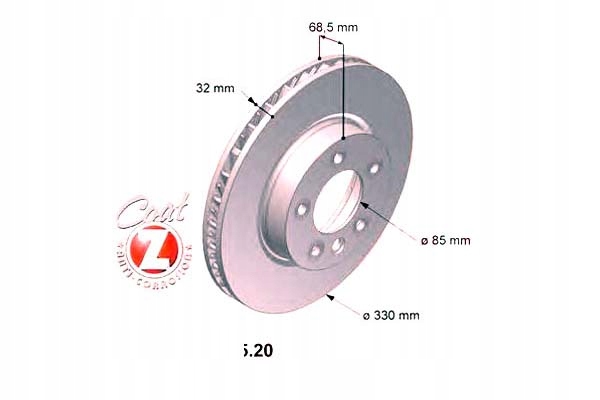 Купити Zimmermann гальмівні диски гальмівні 2szt vw touareg 03- lp