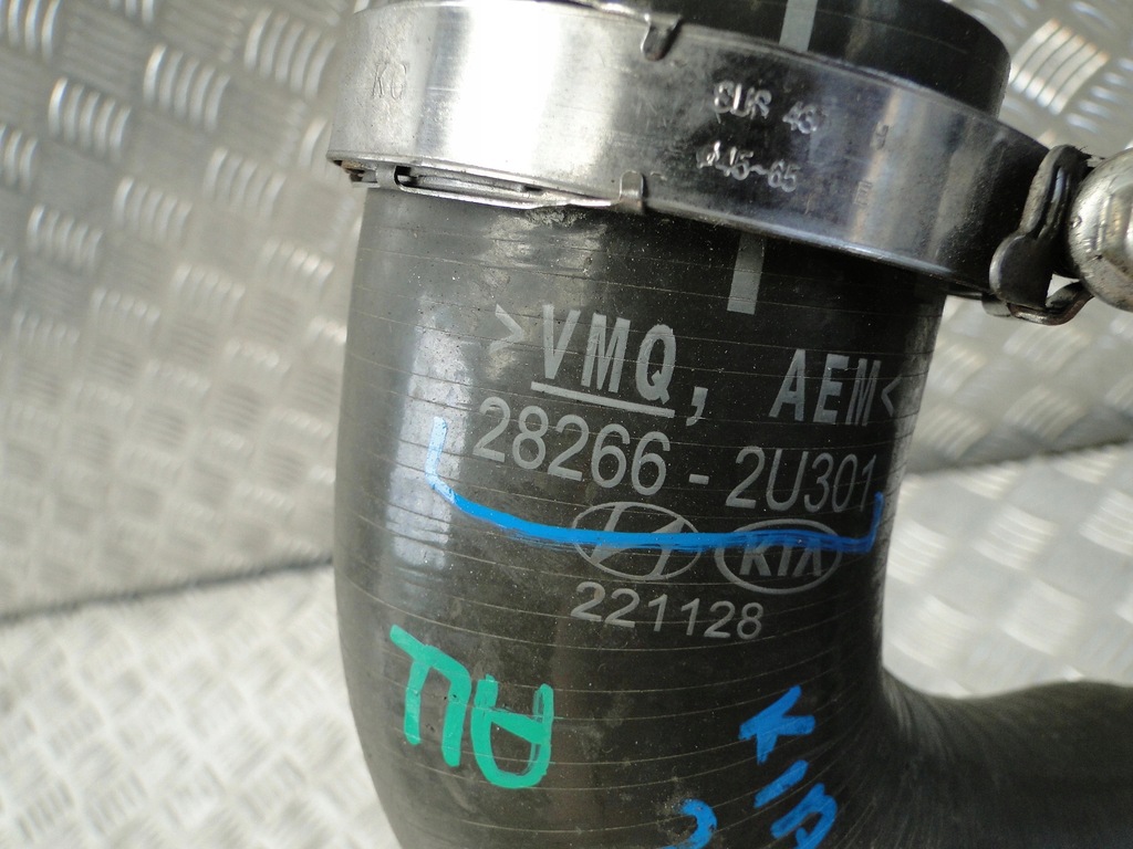 фото №5, Шланг труба интеркулер kia sportage v 1.6crdi 28266-2u301