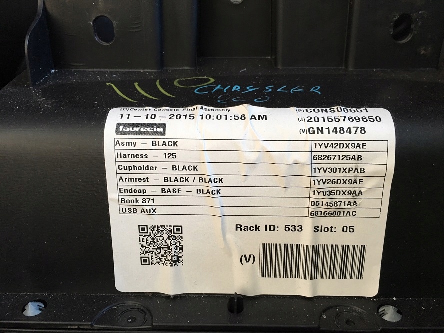 фото №13, Chrysler 200 15- тунель середній підлокітник usa