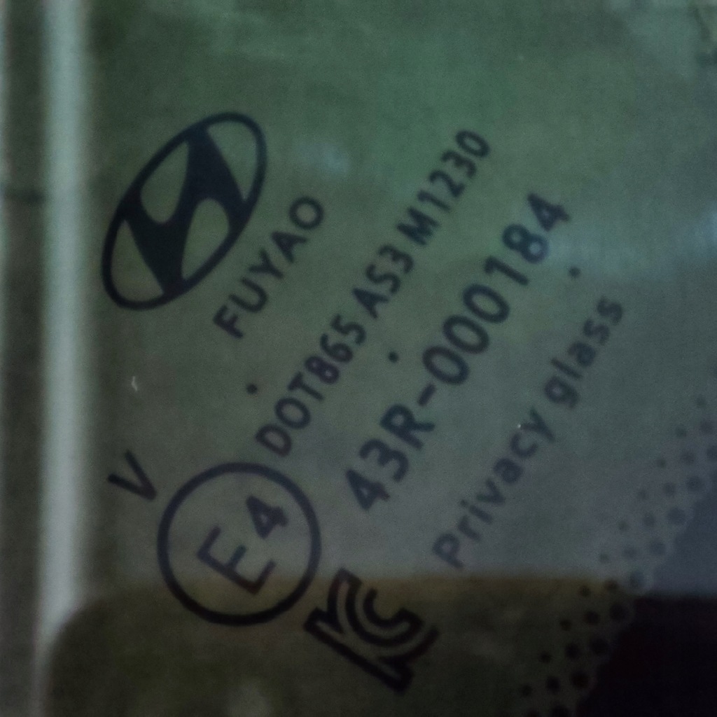 фото №9, Стекло кузовная правый задняя hyundai tucson iv