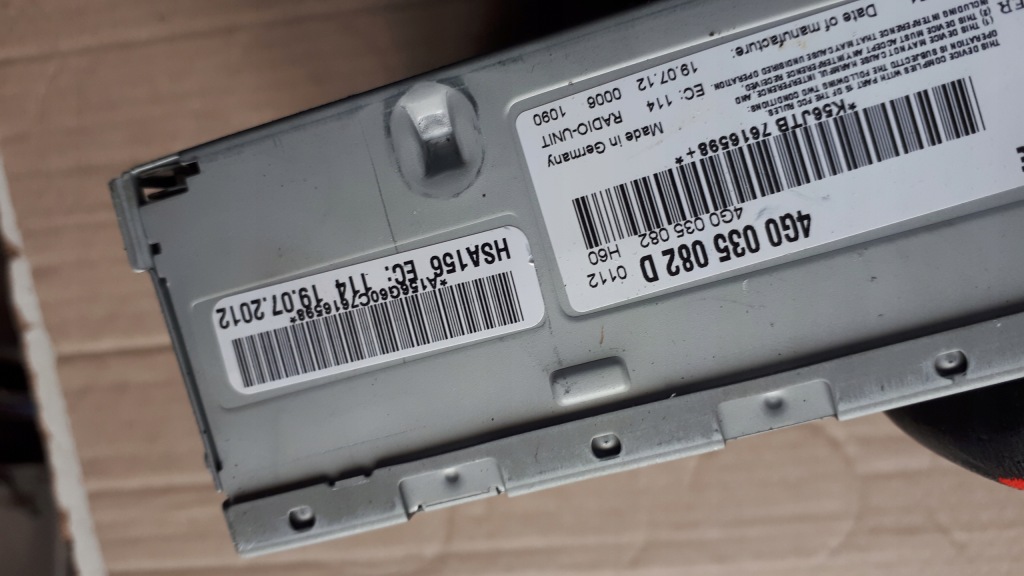 фото №7, A6 c7 4g модуль тюнер радио 4g0035082d a7 s6