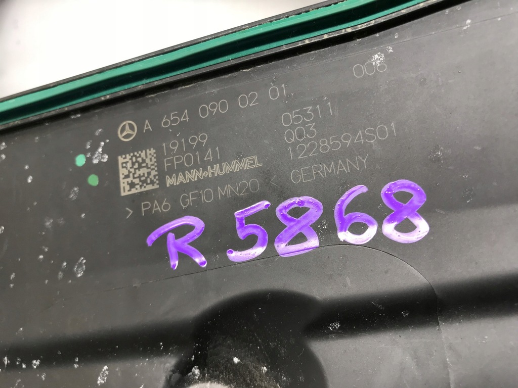 фото №11, Mercedes w177/w247 половина корпус фільтра повітря