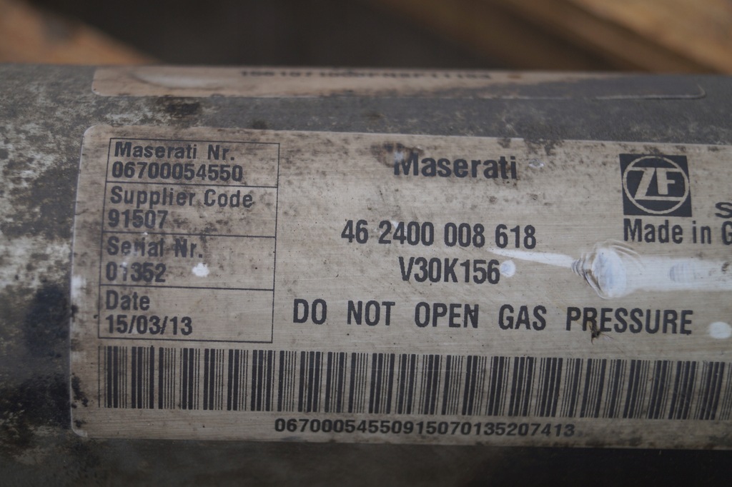 фото №11, Амортизатор mcperson перед maserati quattroporte