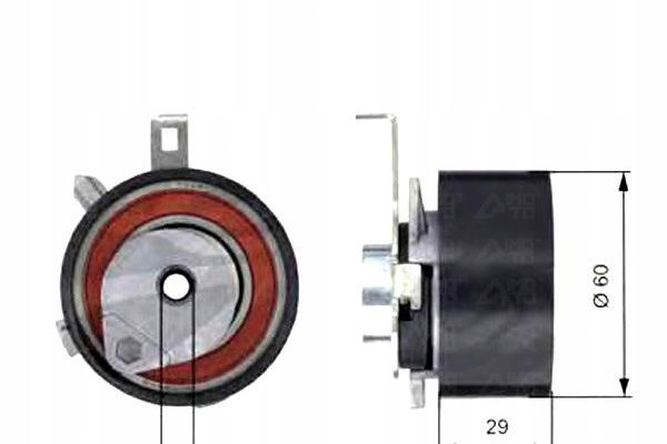 фото №1, Ролик натяжна ремінь розподільного валу ford cougar focus