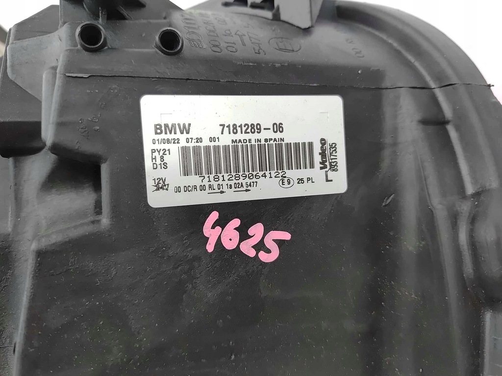 фото №11, Bmw 1 e81 e82 e87 e88 lci lift лампа левая перед передняя bi ксенон 4625