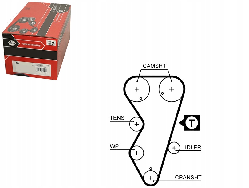 фото №1, Gates ремень распределительного вала citroen xantia zx peugeot 306