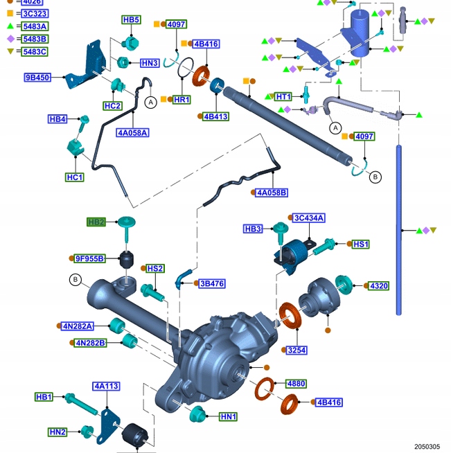 фото №5, Болт m10x75 втулки механізму диференціала ranger