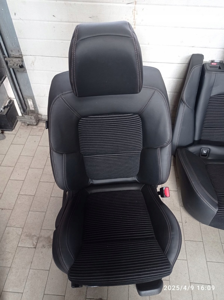 фото №4, Сидіння заднє сидіння обшивки комплект renault talisman напівшкіра