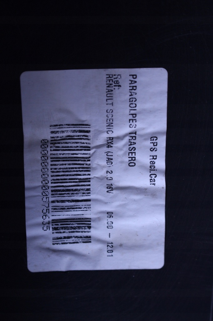 фото №6, Бампер задняя renault scenic rx 4