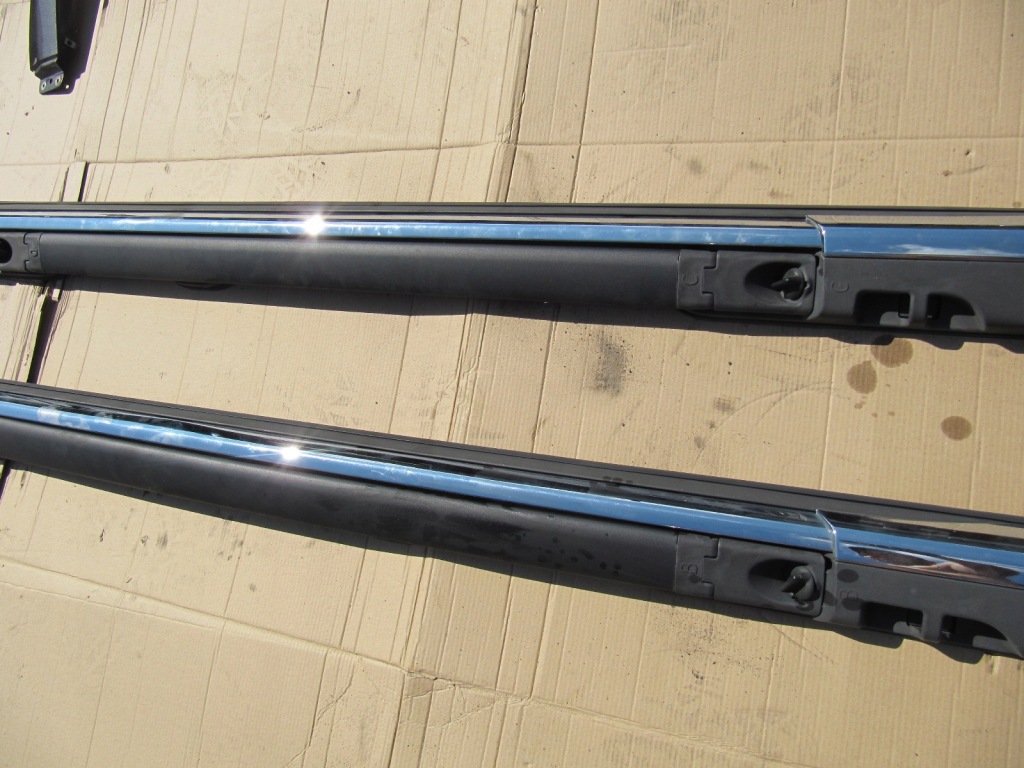 Chrysler pacifica 17- рейлінги дахові балка комплект  поперечини хром Зі Шроту