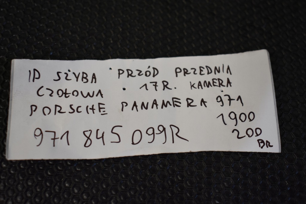 фото №7, Idealna стекло перед передняя лобовое porsche panamera 971 камера 2017 r. 1